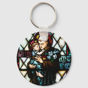 Saint Anthony of Padua Holding a Child Nyckelring