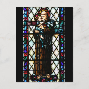 Saint Anthony of Padua Holding a Child Vykort
