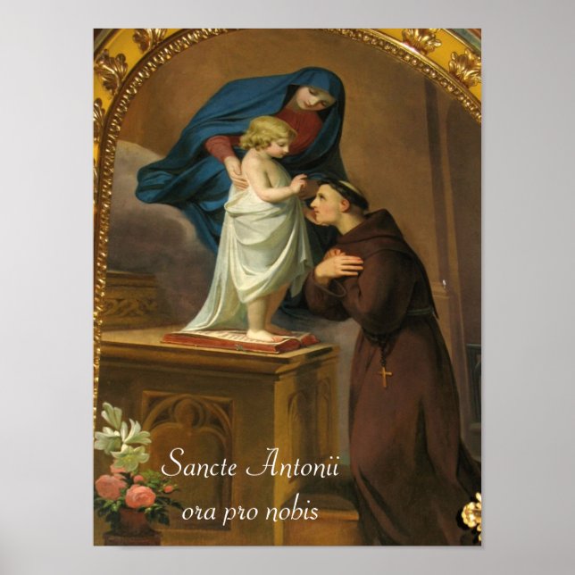 Saint Anthony poster, Poster di Sant'Antonio (Framsidan)