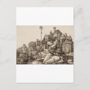 Saint Anthony Reading av Albrecht Durer Vykort