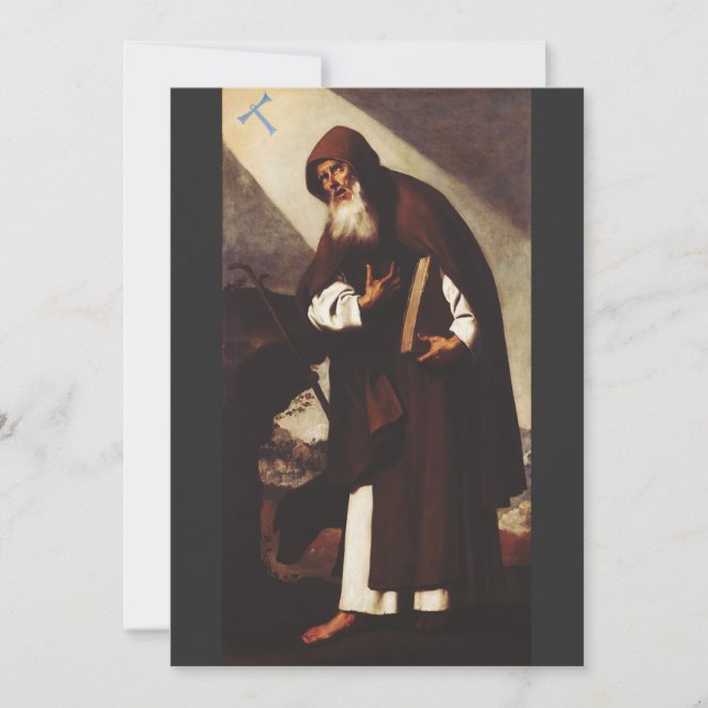 Saint Anthony the Abbot Inbjudningar (Framsida)