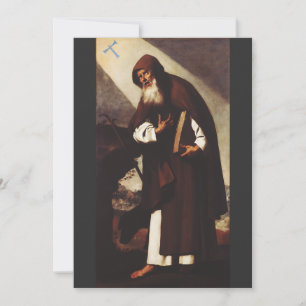 Saint Anthony the Abbot Julkort