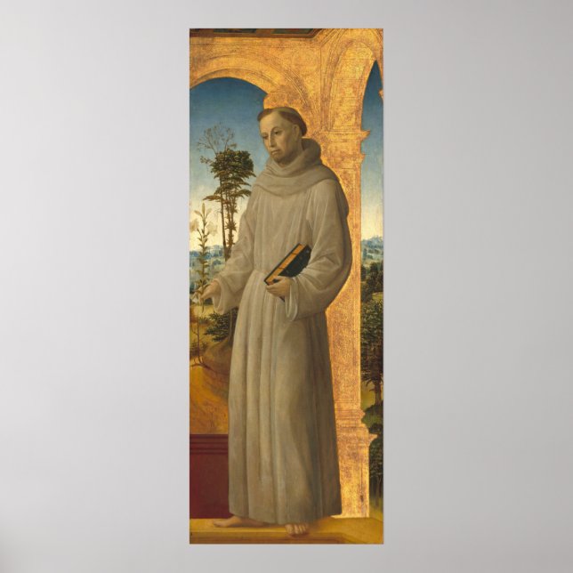Saint Anthony - Vincenzo Foppa Fine Art Poster (Framsidan)
