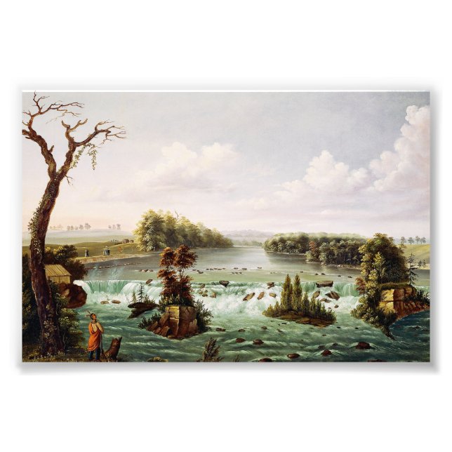 Saint Anthonys fall av Henry Lewis Fototryck (Framsidan)