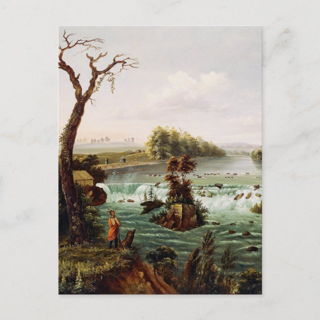 Saint Anthonys fall av Henry Lewis Vykort (Framsida)