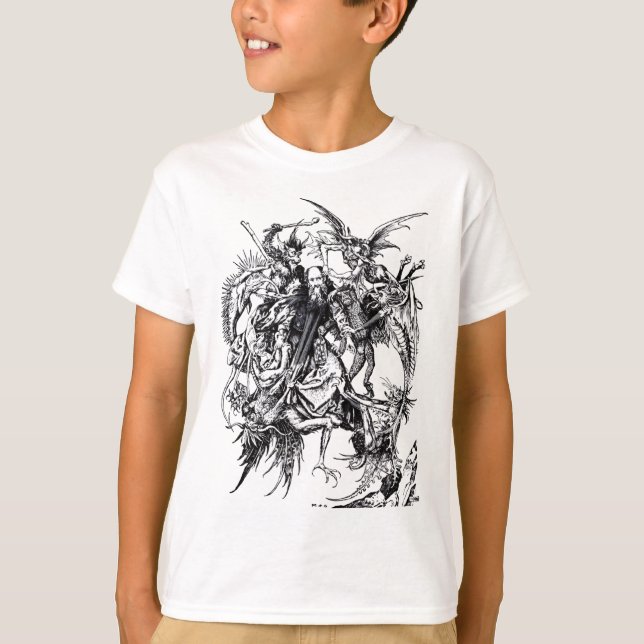 Saint Antonius frestelse T Shirt (Framsida)