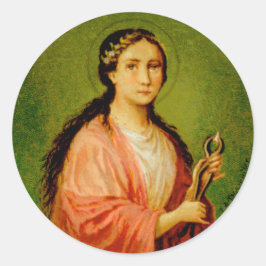 Saint Apollonia (BLA 001) Runt Klistermärke