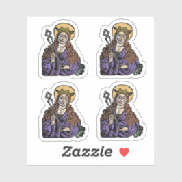 Saint Apollonia med Pulled Tooth (Nürnberg) 4-Up Klistermärken