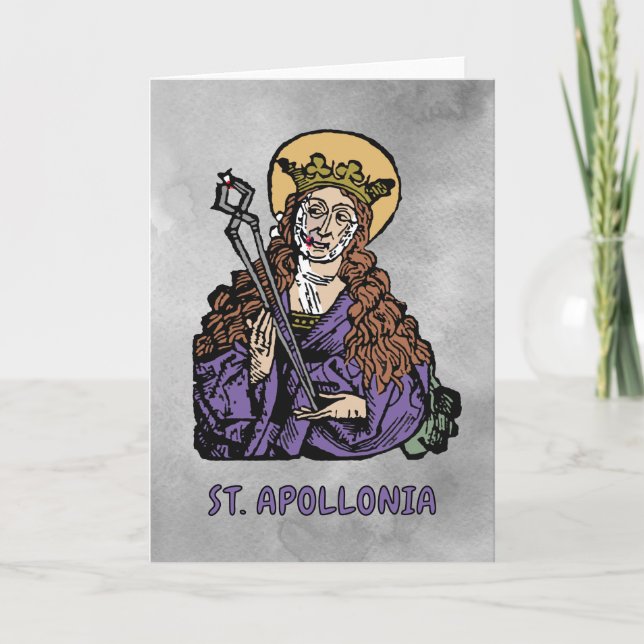 Saint Apollonia med Pulled Tooth (Nürnberg) Kort (Framsida)