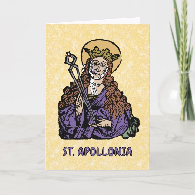 Saint Apollonia med Pulled Tooth (Nürnberg) Kort (Framsida)