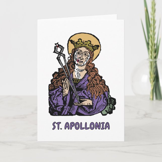 Saint Apollonia med Pulled Tooth (Nürnberg) Kort (Framsida)