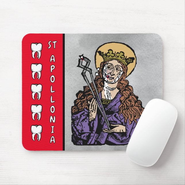 Saint Apollonia med Pulled Tooth (Nürnberg) Musmatta (Med mus)