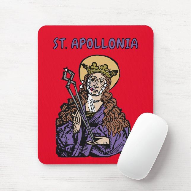 Saint Apollonia med Pulled Tooth (Nürnberg) Musmatta (Med mus)