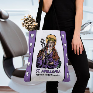 Saint Apollonia med Pulled Tooth (Nürnberg) Tote B Tygkasse