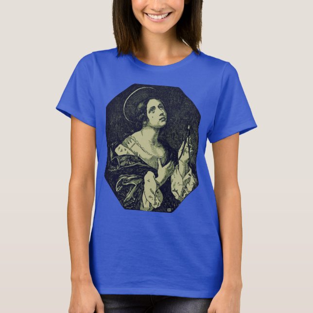 Saint Apollonia Virgin och Martyr T Shirt (Framsida)