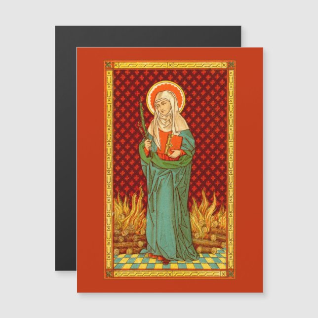 Saint Apollonia (VVP 001) 4,25" x 5,6" (Fram/baksida)