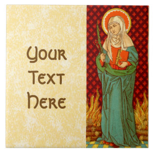 Saint Apollonia (VVP 001) Ceramic Tile #2 Kakelplatta