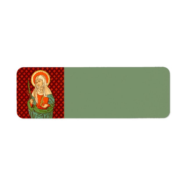 Saint Apollonia (VVP 001) Returadress Etikett (Framsidan)