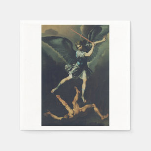 Saint Archangel Michael besegrar djävulen Pappersservett