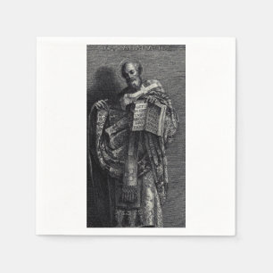 Saint Athanasius av Alexandria Pope och Patriarch Pappersservett