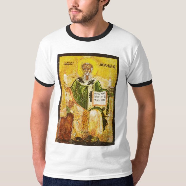 Saint Athanasius av Alexandria T Shirt (Framsida)