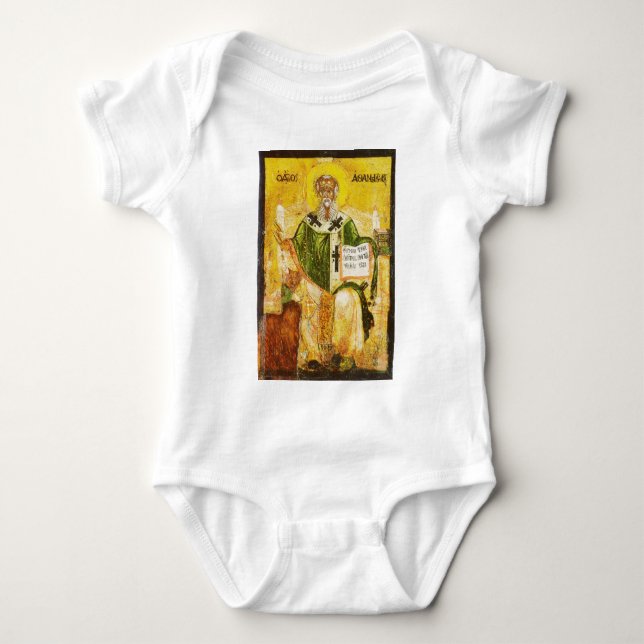 Saint Athanasius av Alexandria T Shirt (Framsida)