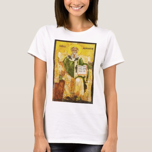 Saint Athanasius av Alexandria T Shirt (Framsida)