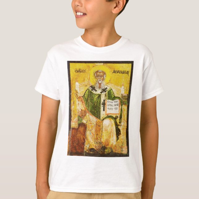 Saint Athanasius av Alexandria T Shirt (Framsida)