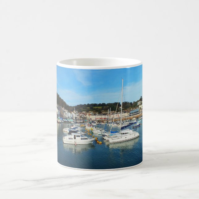 Saint Aubins hamn Jersey Kaffemugg (Center)