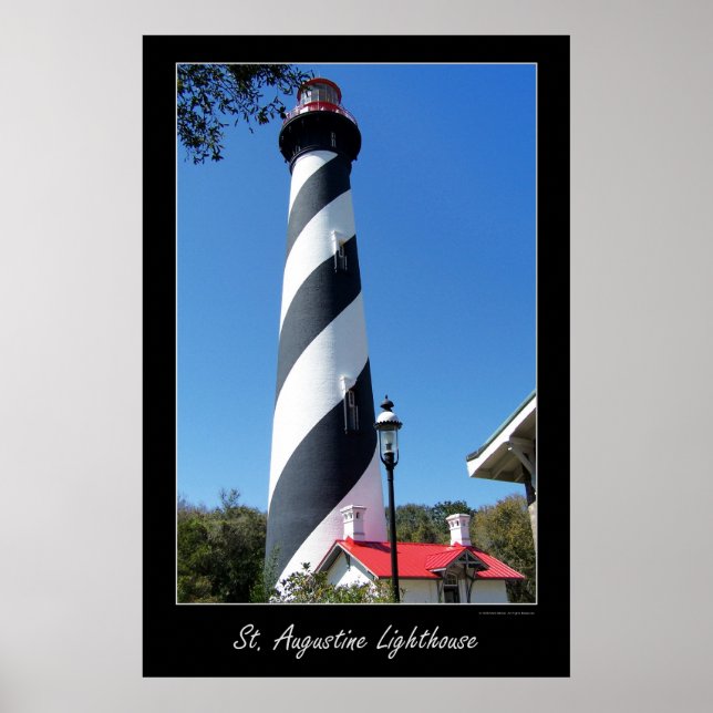 Saint Augustin Florida Lighthouse Poster (Framsidan)