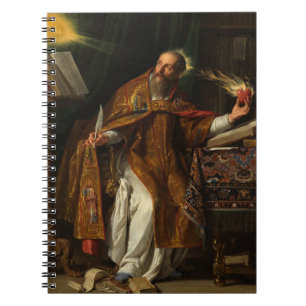 Saint Augustine, 1645 av Philippe de Champaigne Anteckningsbok