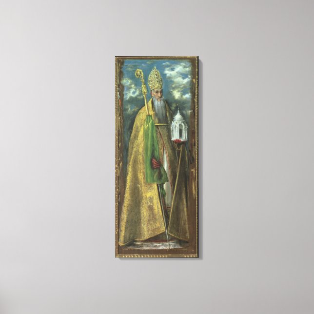 Saint Augustine av Hippo 1590 Canvastryck (Framsida)