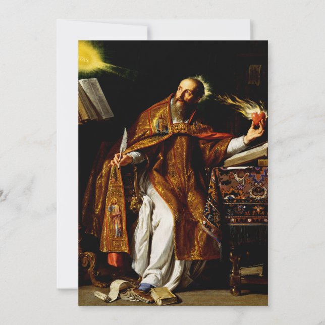 Saint Augustine av Hippo Inbjudningar (Framsida)