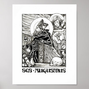 Saint Augustine av Hippo Poster