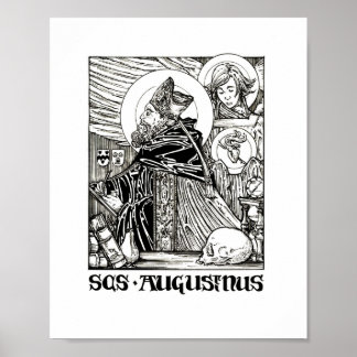 Saint Augustine av Hippo Poster