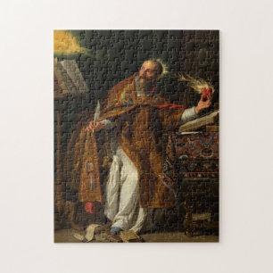 Saint Augustine av Philippe de Champaigne Pussel