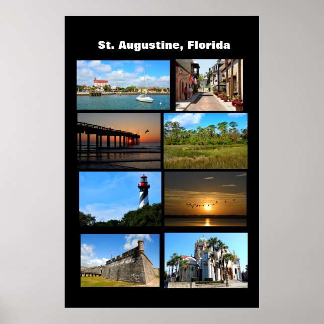 Saint Augustine Beach, Florida Poster (Framsidan)