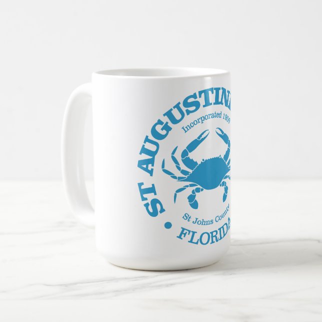 Saint Augustine Beach Kaffemugg (Framsida vänster)