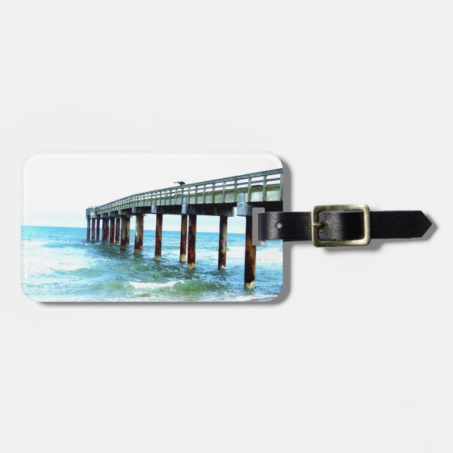Saint Augustine Fishing Pier Bagagebricka (Horisontell Framsida)