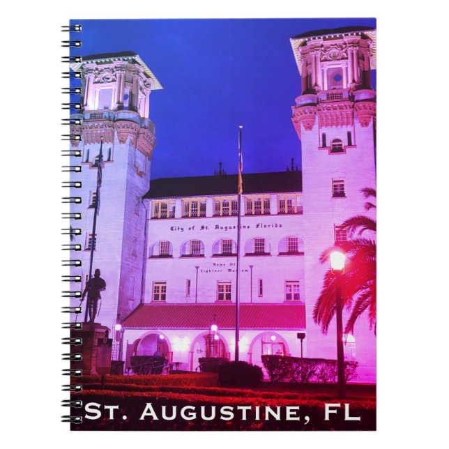 Saint Augustine, FL - Hotel Alcazar Anteckningsbok (Framsidan)