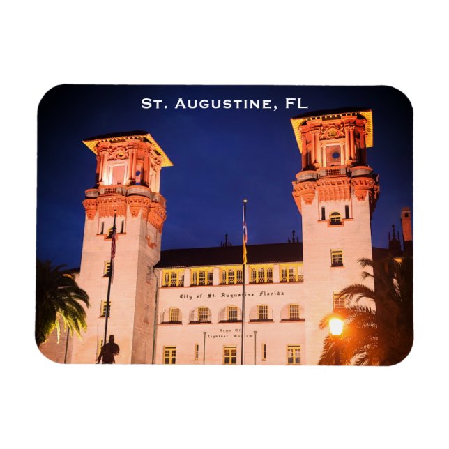 Saint Augustine, FL - Hotel Alcazar Magnet (Horisontell)