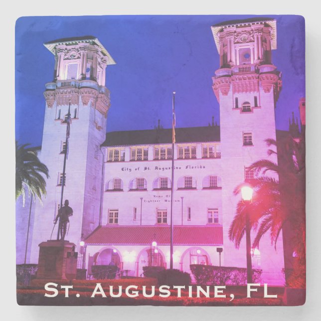 Saint Augustine, FL - Hotel Alcazar Stenunderlägg (Framsidan)