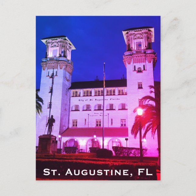 Saint Augustine, FL - Hotel Alcazar Vykort (Framsida)