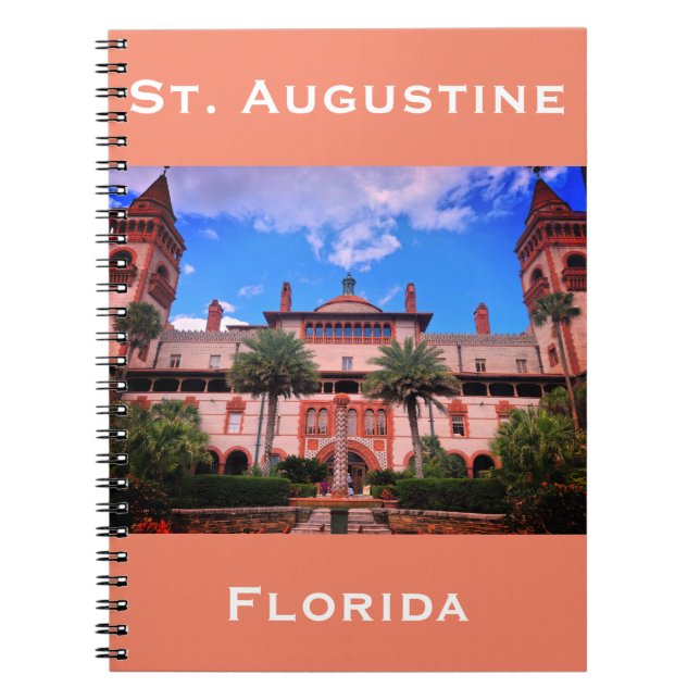 Saint Augustine, FL - Ponce de Leon Hotel Anteckningsbok (Framsidan)