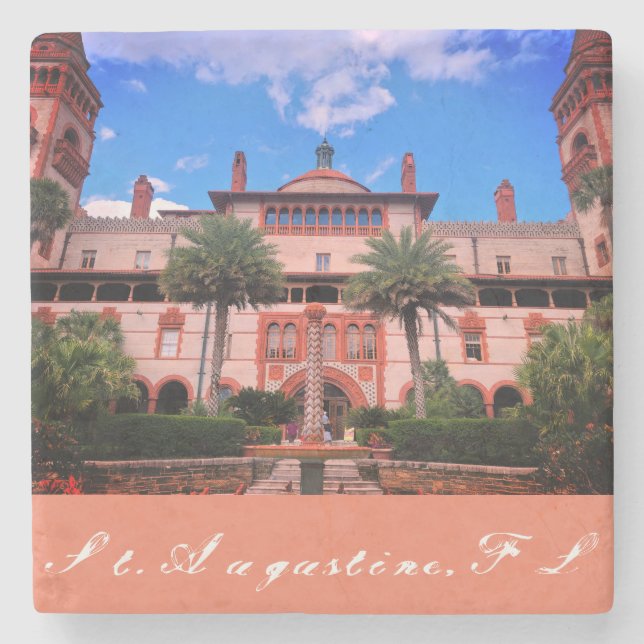 Saint Augustine, FL - Ponce de Leon Hotel Stenunderlägg (Framsidan)