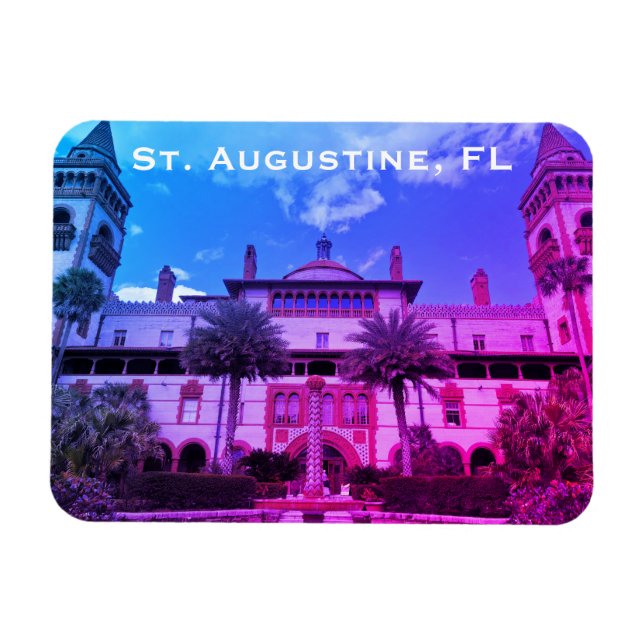 Saint Augustine, FL - Ponce de Leon Magnet (Horisontell)