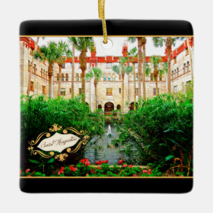 Saint Augustine Florida Lightner Museum & Gardens Julgransprydnad Keramik