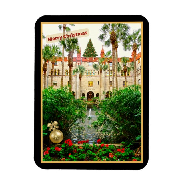 Saint Augustine Florida Lightner Museum & Gardens Magnet (Vertikal)