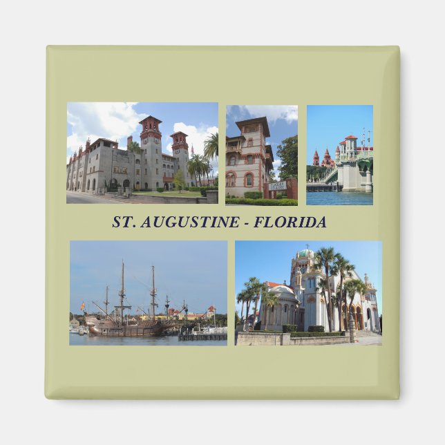Saint Augustine, Florida Magnet (Framsidan)