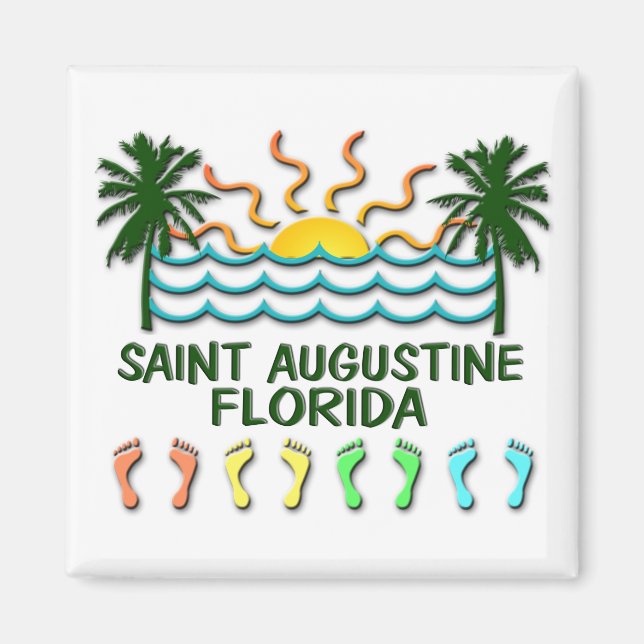 Saint Augustine Florida Magnet (Framsidan)